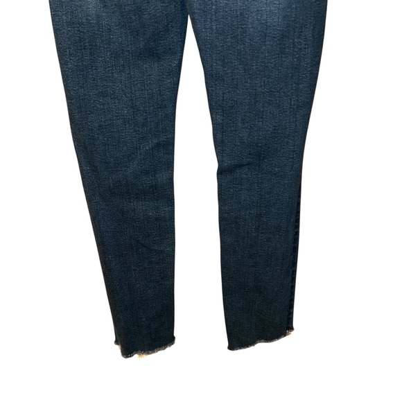 Edwin Womens Bree Straight Crop Jeans Size 25 Raw Hem Stretch Denim‎ USA Made - Picture 6 of 10